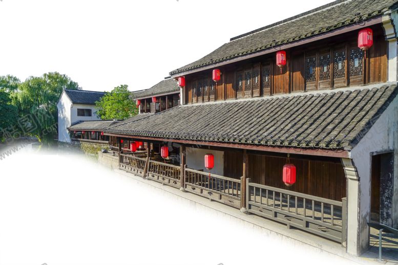 编号：68779304160027178142【酷图网】源文件下载-手绘古建筑
