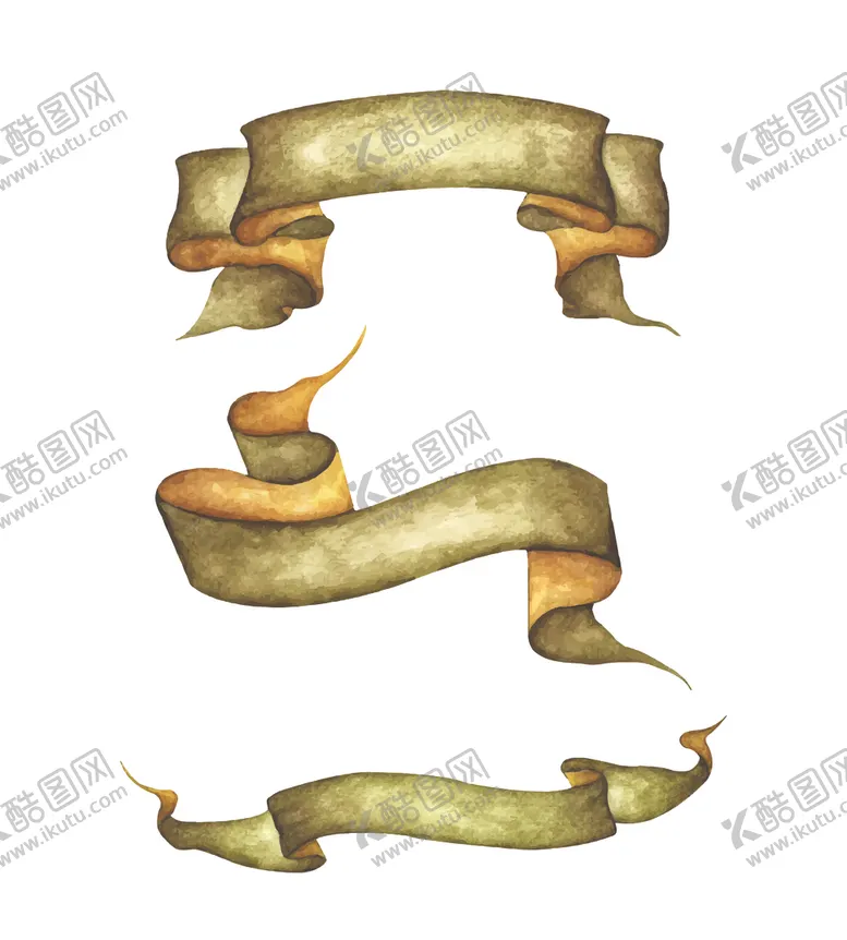 编号：72132704140218284539【酷图网】源文件下载-圣诞节飘带