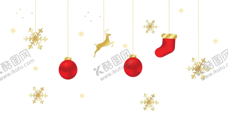 编号：42836104021743577679【酷图网】源文件下载-圣诞装饰挂件节日氛围浓