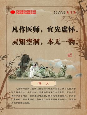 凡作医师宜先虚怀