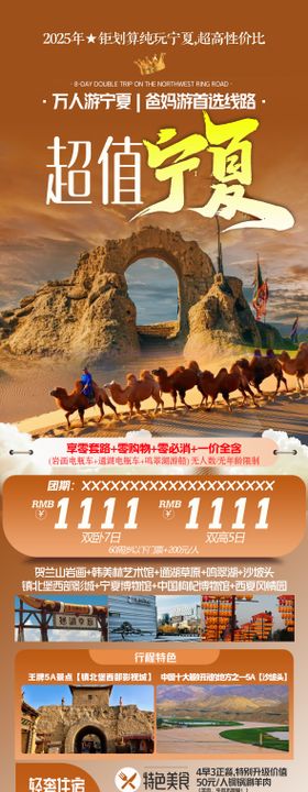 宁夏旅游海报