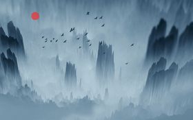 水墨背景墙