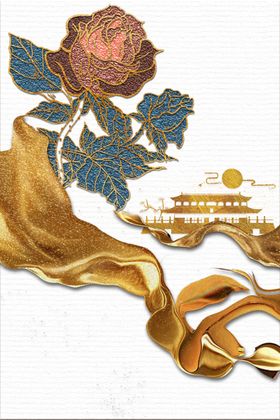 中式古典晶瓷装饰画