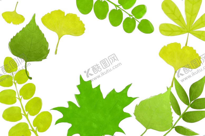 编号：47537907091000373170【酷图网】源文件下载-水彩植物背景
