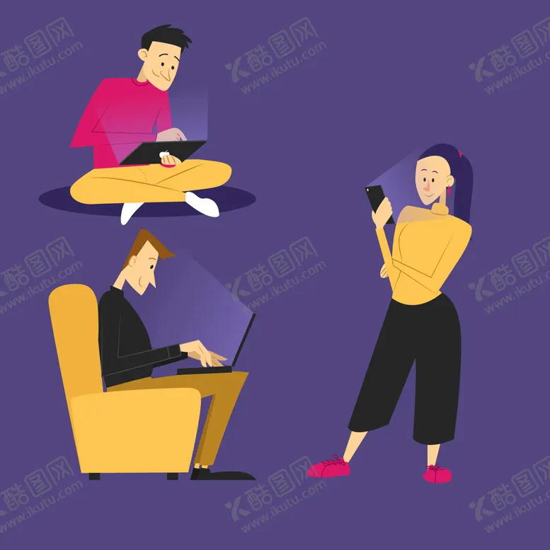 编号：42905709240414491875【酷图网】源文件下载-使用电子产品