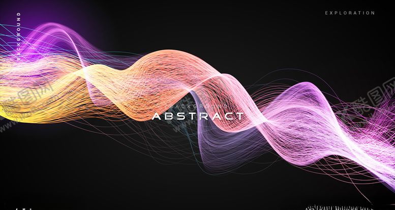 编号：74630409142008006881【酷图网】源文件下载-炫彩线条