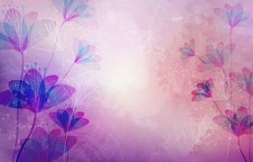 梦幻花朵