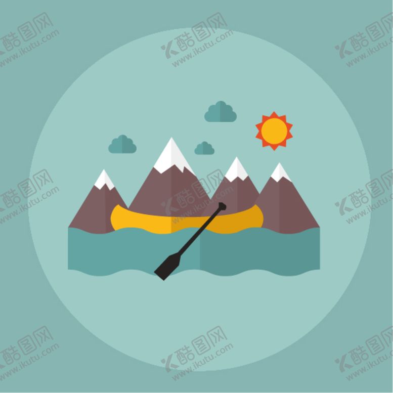 编号：80143709140050377823【酷图网】源文件下载-矢量手绘风景插画