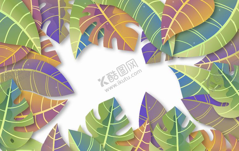 编号：14271509261403556706【酷图网】源文件下载-叶子背景