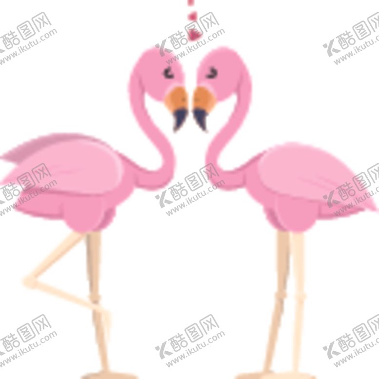 编号：83493010170657116340【酷图网】源文件下载-情侣火烈鸟