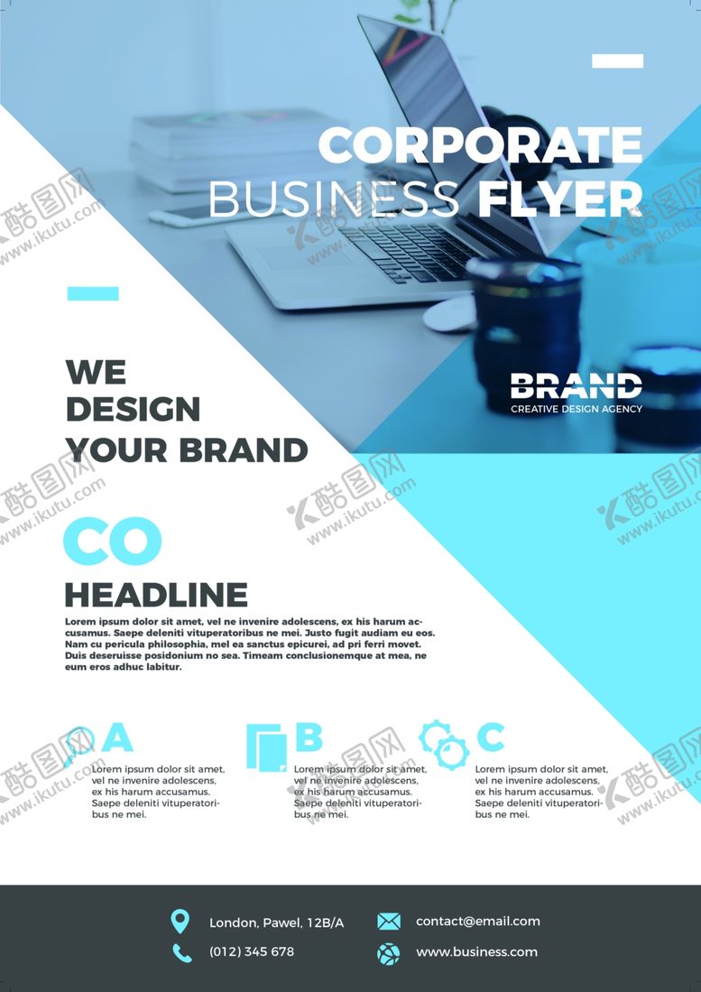 编号：35797709150502269241【酷图网】源文件下载-品牌策划公司业务传单