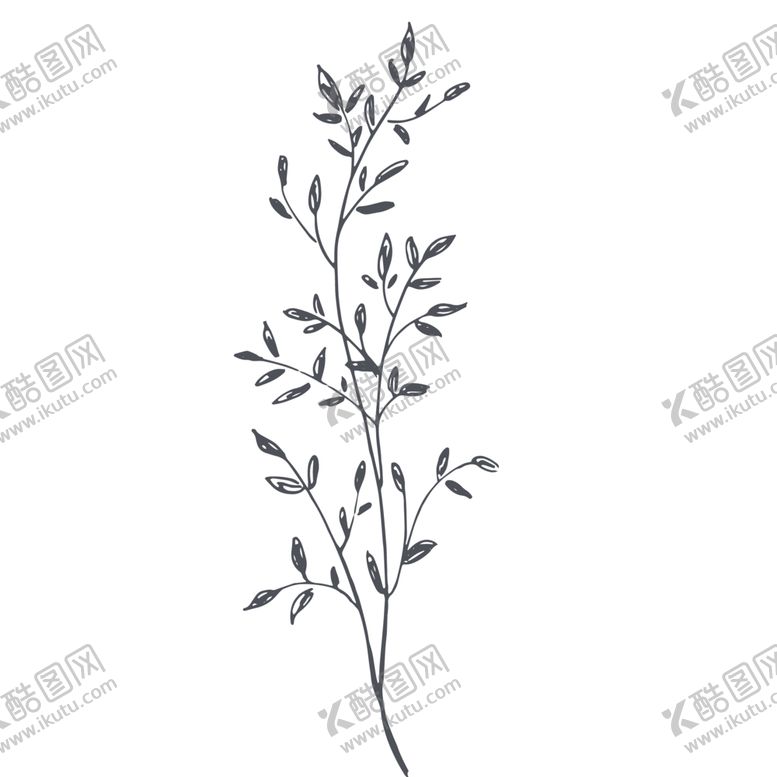 编号：17103810170807541525【酷图网】源文件下载-手绘植物