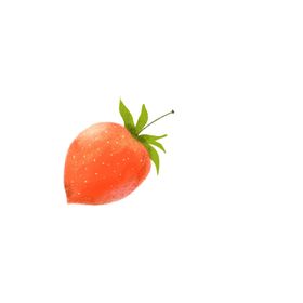 草莓手绘素材