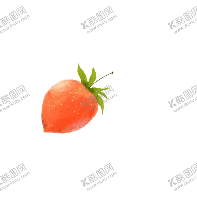 编号：17405904292223333944【酷图网】源文件下载-草莓手绘素材