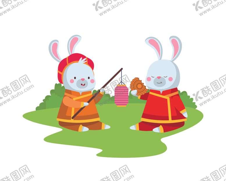 编号：25805710141748495623【酷图网】源文件下载-卡通中秋节