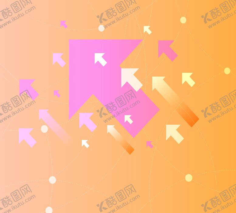 编号：75579510180528124065【酷图网】源文件下载-暖色调箭头背景