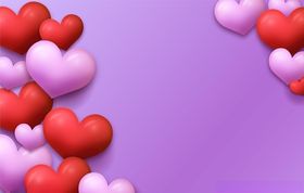 心形爱心婚礼红色素材情人节LOVE素材