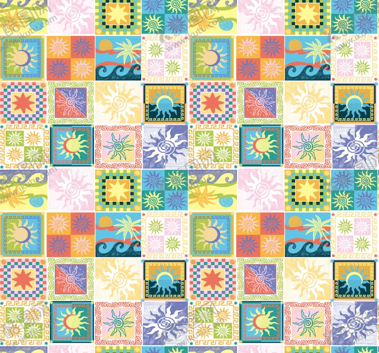 编号：25789511021015539717【酷图网】源文件下载-几何图案拼接多彩方块