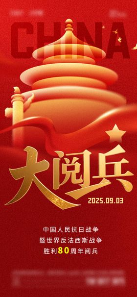 大阅兵海报