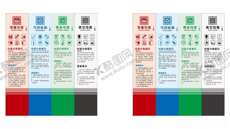 编号：73003512110341399334【酷图网】源文件下载-垃圾分类标识牌