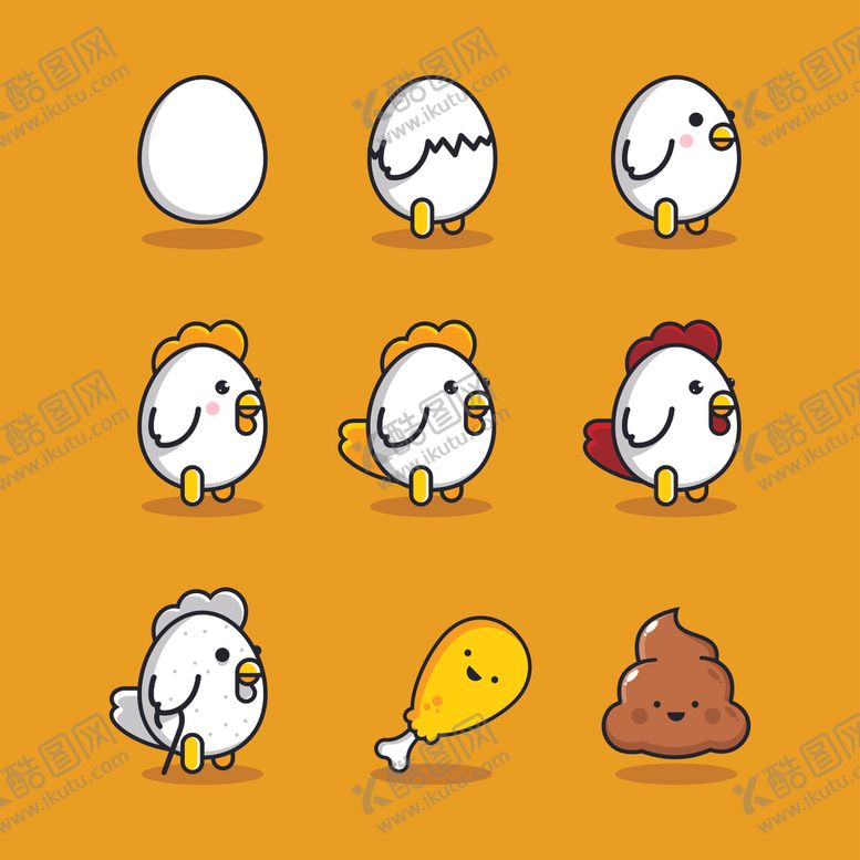 编号：52694110021436236283【酷图网】源文件下载-手绘动物