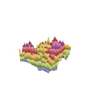 抽象山峰