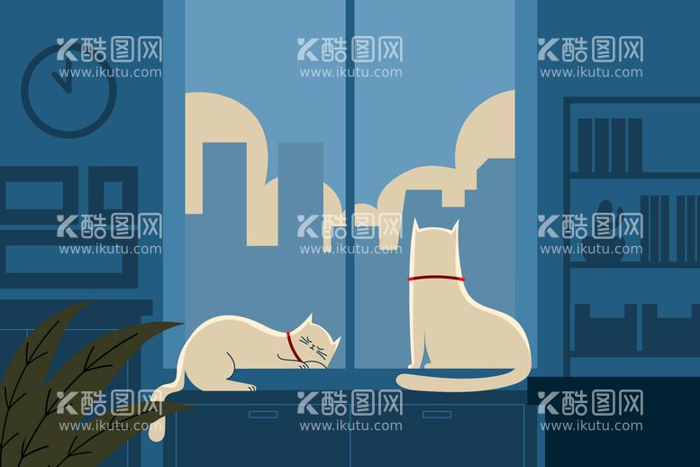 编号：81960709251930482164【酷图网】源文件下载-可爱猫猫背景