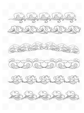 编号：29317509231956250461【酷图网】源文件下载-浪花纹
