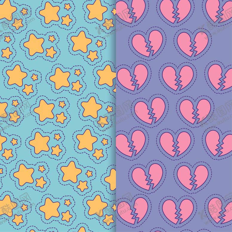 编号：73706210081609142458【酷图网】源文件下载-卡通印花图案