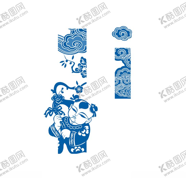 编号：53857510201710166671【酷图网】源文件下载-青花字母