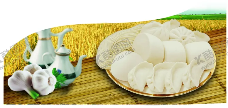 编号：64243205021525126455【酷图网】源文件下载-面粉馒头