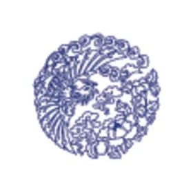 青花纹样窗瓷文化艺术