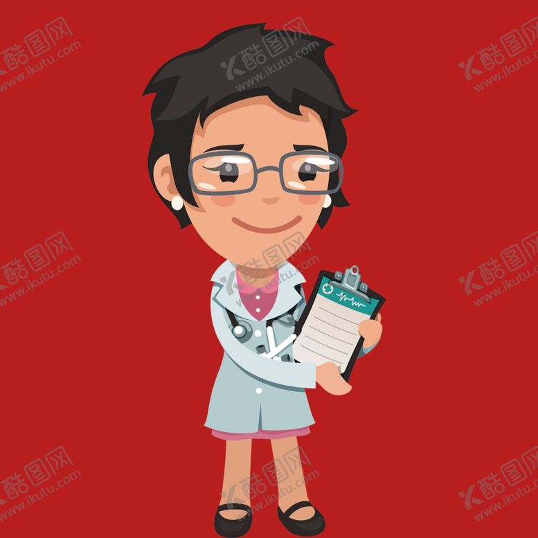 编号：94199703080558185861【酷图网】源文件下载-手绘医生护士