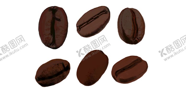 编号：73256109160130557546【酷图网】源文件下载-咖啡豆贴图豆子