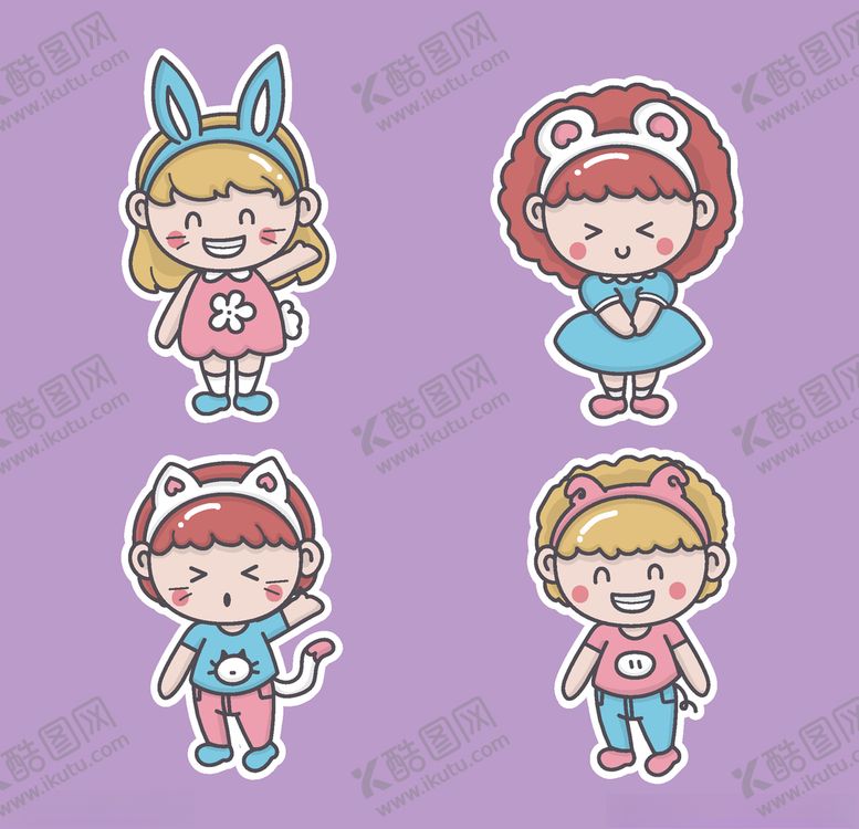 编号：10013606251635368071【酷图网】源文件下载-卡哇伊卡通形象