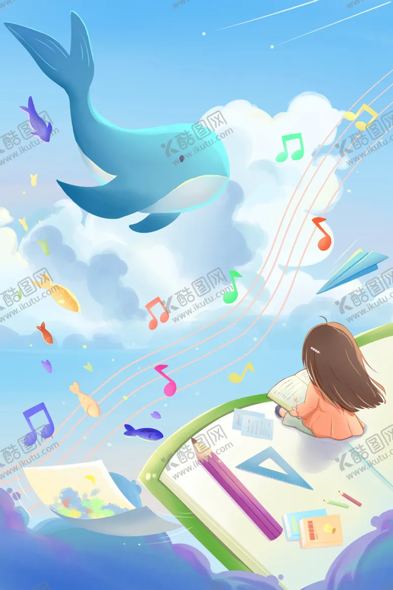 编号：34621810120734418473【酷图网】源文件下载-儿童音乐培训插画
