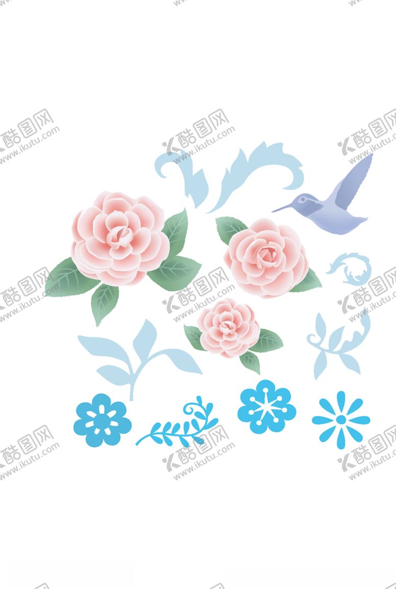 编号：95755106181234488608【酷图网】源文件下载-鲜花印花