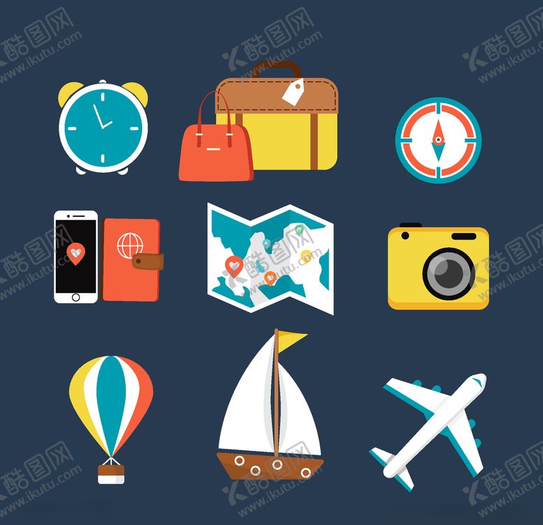 编号：54840110121044049793【酷图网】源文件下载-旅行元素