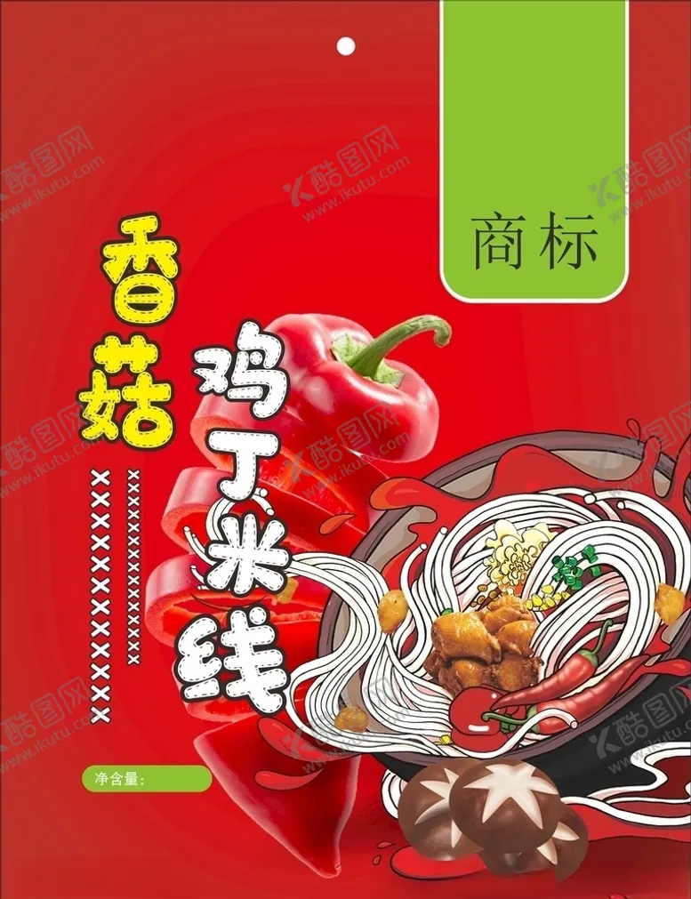 编号：91377204241548579129【酷图网】源文件下载-米线包装