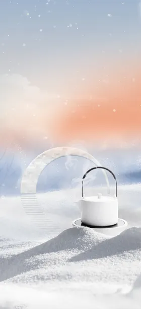 小雪价值海报大大寒海报寒海报