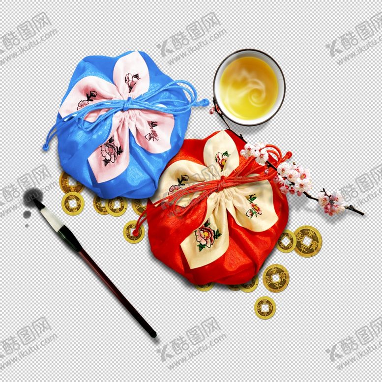 编号：66676907070910365005【酷图网】源文件下载-新年荷包