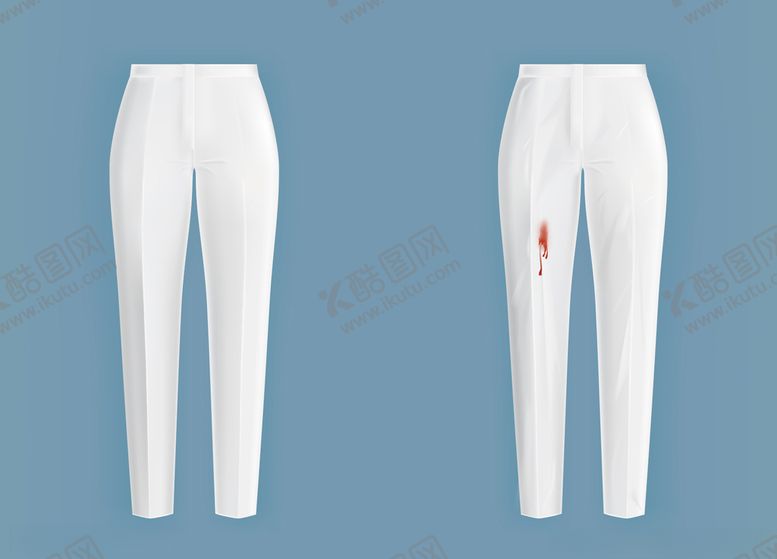 编号：44723009130202116576【酷图网】源文件下载-污渍裤子对比图