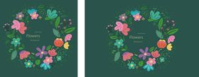 渐变花边线条花纹纹理花纹素材