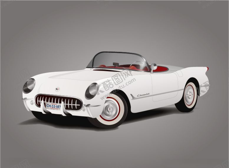 编号：44252610081021417585【酷图网】源文件下载-矢量卡通老爷车