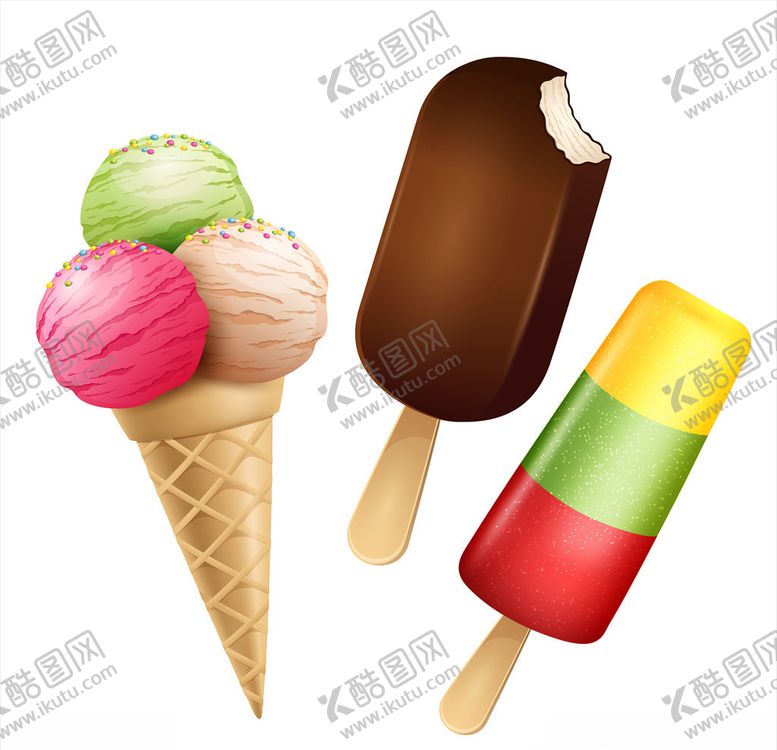 编号：46075410172132491011【酷图网】源文件下载-冰激凌