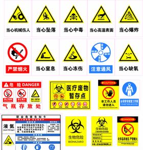 医疗废物标识危险告知卡