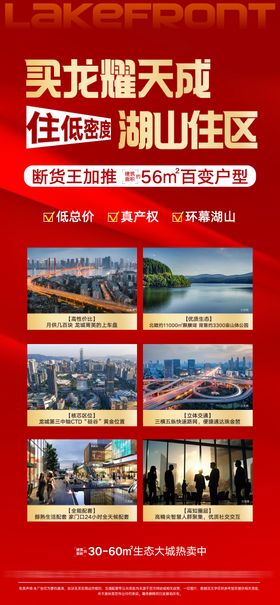 地产产权价值卖点海报