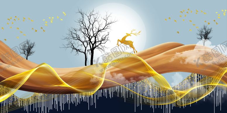 编号：17208709220832517799【酷图网】源文件下载-轻奢装饰画