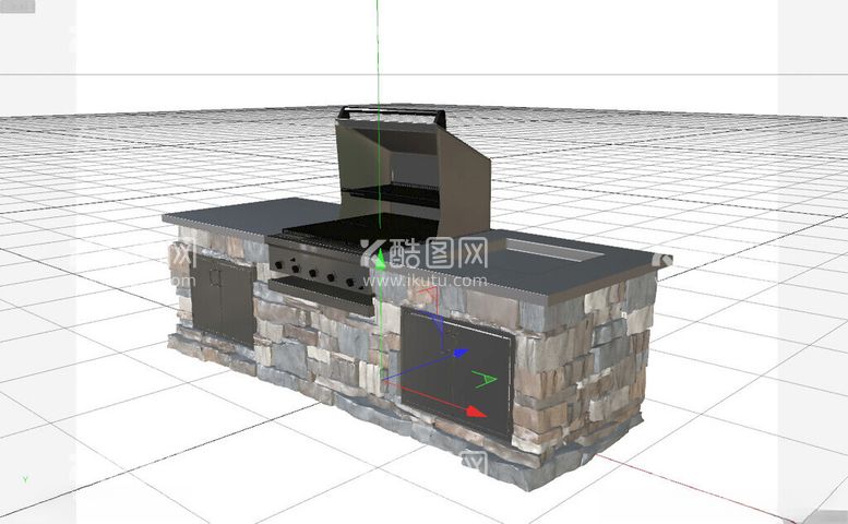 编号：76777512082133458304【酷图网】源文件下载-C4D模型灶台