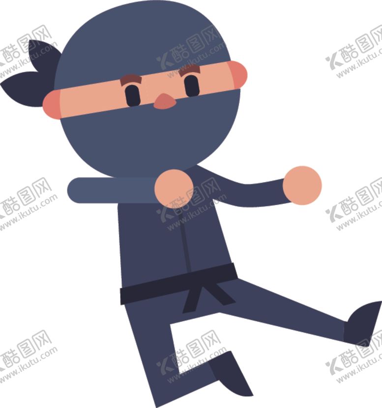 编号：89888904202225462820【酷图网】源文件下载-卡通忍者